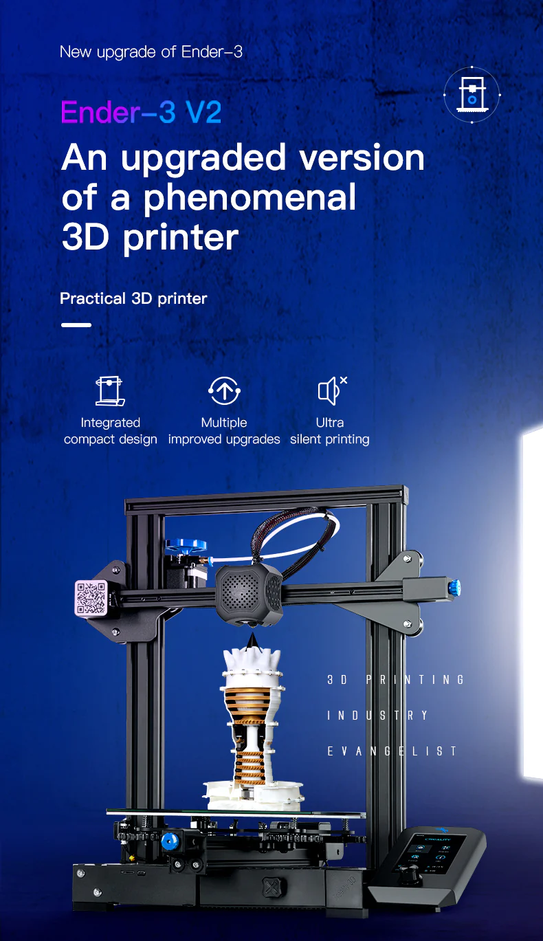 Ender 3 v2 promo photo.